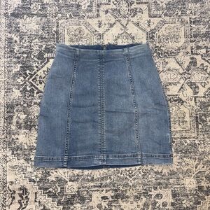 Free People Blue Mini Skirt size 4